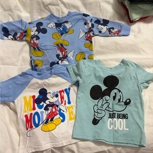 Disney Mickey Mouse bundle 18M sweater and shirt